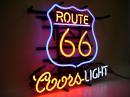 ROUTE 66â˜…ãƒ«ãƒ¼ãƒˆ66 ã‚¯ã‚¢ãƒ¼ã‚ºãƒ©ã‚¤ãƒˆãƒ“ãƒ¼ãƒ«ã®ãƒã‚ªãƒ³ã‚µã‚¤ãƒ³çœ‹æ¿