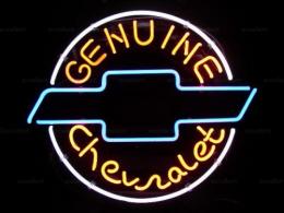 GENUINE CHEVROLET ã‚·ãƒœãƒ¬ãƒ¼ ãƒã‚ªãƒ³ã‚µã‚¤ãƒ³ çœ‹æ¿