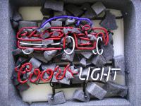 COORS LIGHT ã‚¯ã‚¢ãƒ¼ã‚ºãƒ©ã‚¤ãƒˆ ãƒ“ãƒ¼ãƒ«ãƒãƒ¼ ãƒã‚ªãƒ³ã‚µã‚¤ãƒ³çœ‹æ¿ ã‚¢ãƒ¡è»Š