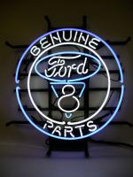 Ford GENUINE PARTS ãƒ•ã‚©ãƒ¼ãƒ‰ ç´”æ­£ãƒ‘ãƒ¼ãƒ„ ãƒã‚ªãƒ³ã‚µã‚¤ãƒ³çœ‹æ¿