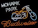 Budweiser MOHAWK PARK ãƒãƒ‰ãƒ¯ã‚¤ã‚¶ãƒ¼ ã‚ªãƒ¼ãƒˆãƒã‚¤ ãƒãƒ¼ãƒ¬ãƒ¼ ãƒã‚ªãƒ³ã‚µã‚¤ãƒ³çœ‹æ¿