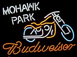 Budweiser MOHAWK PARK ãƒãƒ‰ãƒ¯ã‚¤ã‚¶ãƒ¼ ã‚ªãƒ¼ãƒˆãƒã‚¤ ãƒãƒ¼ãƒ¬ãƒ¼ ãƒã‚ªãƒ³ã‚µã‚¤ãƒ³çœ‹æ¿