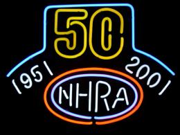 NHRA 1951 2001 ãƒ‰ãƒ©ãƒƒã‚°ãƒ¬ãƒ¼ã‚¹ 50å‘¨å¹´ ãƒã‚ªãƒ³ã‚µã‚¤ãƒ³çœ‹æ¿