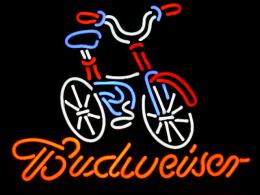 Budweiser ãƒãƒ‰ãƒ¯ã‚¤ã‚¶ãƒ¼ è‡ªè»¢è»Š ãƒ­ãƒ¼ãƒ‰ãƒã‚¤ã‚¯ ãƒã‚ªãƒ³ã‚µã‚¤ãƒ³çœ‹æ¿