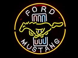 FORD MUSTANG ãƒ•ã‚©ãƒ¼ãƒ‰ ãƒžã‚¹ã‚¿ãƒ³ã‚° ãƒã‚ªãƒ³ã‚µã‚¤ãƒ³çœ‹æ¿ ã‚¢ãƒ¡è»Š