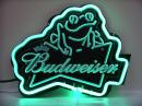 Budweiser ãƒãƒ‰ãƒ¯ãƒ¼ã‚¶ãƒ¼ ã‚«ã‚¨ãƒ« ãƒ•ãƒ­ãƒƒã‚° 3Dãƒã‚ªãƒ³ã‚µã‚¤ãƒ³çœ‹æ¿