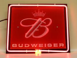 BUDWEISER ãƒãƒ‰ãƒ¯ã‚¤ã‚¶ãƒ¼ ãƒ“ãƒ¼ãƒ«ãƒãƒ¼ 3Dãƒã‚ªãƒ³ã‚µã‚¤ãƒ³çœ‹æ¿