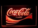 COCA COLA CLASSIC ã‚³ã‚«ã‚³ãƒ¼ãƒ© ã‚¯ãƒ©ãƒƒã‚·ãƒƒã‚¯ 3Dãƒã‚ªãƒ³ã‚µã‚¤ãƒ³ ãƒ—ãƒ¬ãƒ¼ãƒˆçœ‹æ¿