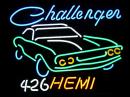 DODGE CHALLENGER 426 HEMI ãƒ€ãƒƒã‚¸ ãƒãƒ£ãƒ¬ãƒ³ã‚¸ãƒ£ãƒ¼ ãƒã‚ªãƒ³ã‚µã‚¤ãƒ³çœ‹æ¿ ã‚¢ãƒ¡è»Š